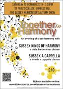 The Sussex Harmonisers - Together In Harmony 12th October 2019