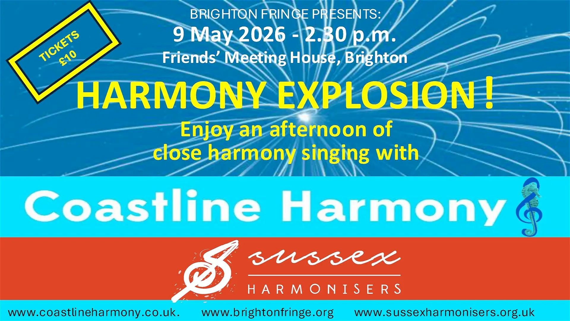 Brighton Fringe - Joint concert with Coastline Harmony